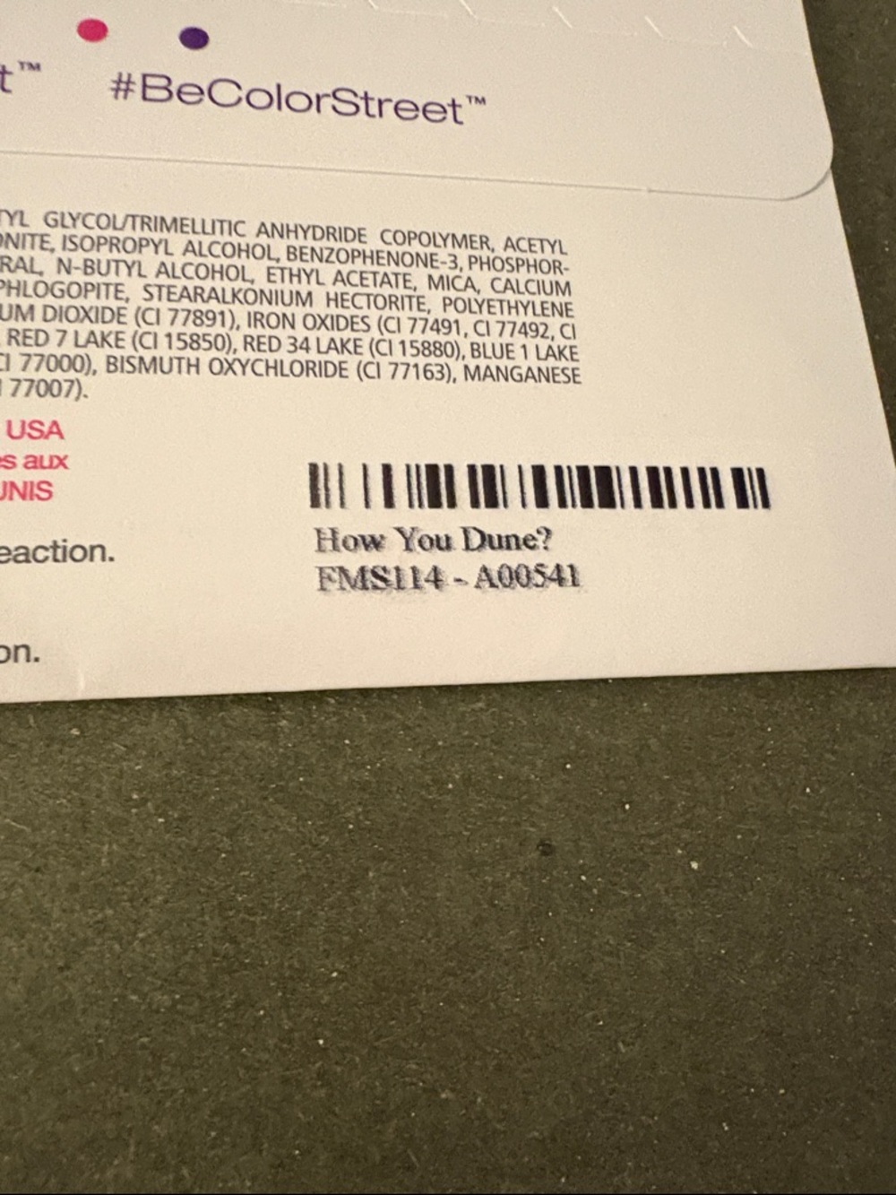 Color Street Nail Polish Strips - How you Dune? - Picture 3 of 4